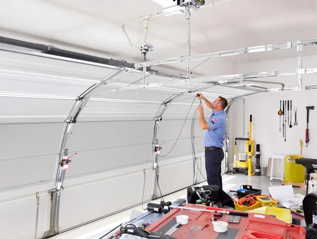 Garage door cable repair service by Lehigh Acres Garage Door Repair in Lehigh Acres