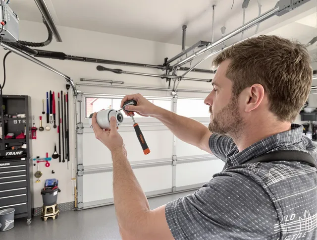 Garage door opener repair service by Lehigh Acres Garage Door Repair in Lehigh Acres