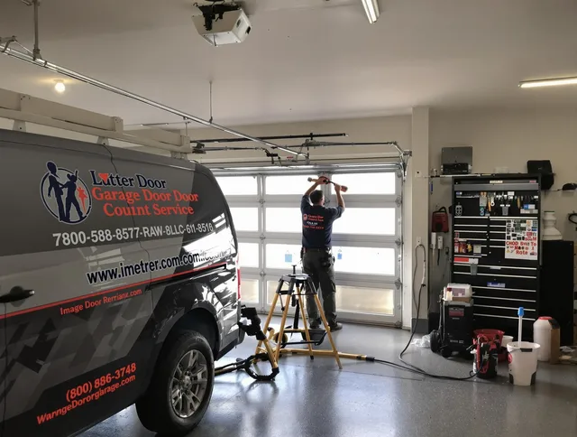 Lehigh Acres Garage Door Repair team performing same-day garage door repair in Lehigh Acres